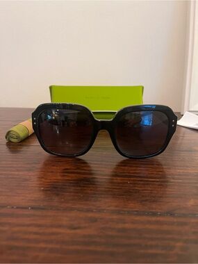 NEW Tory Burch Polarized Sunglasses TY7143U Black/Grey Gradient – Never Worn